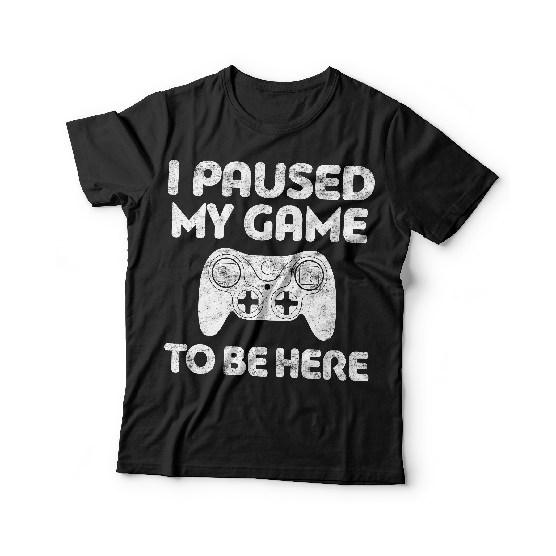 I Paused My Game To Be Here T-Shirt - Unisex Lustige Geburtstag Videospiel Controller Shirt Gaming Geschenk Für Nerd Geek Gamer von SentimaDesign