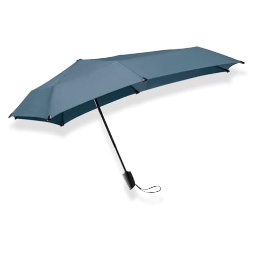 Senz ° Mini Automatic Folding Storm Regenschirm, elementar, blau, Elemental Blue von Senz
