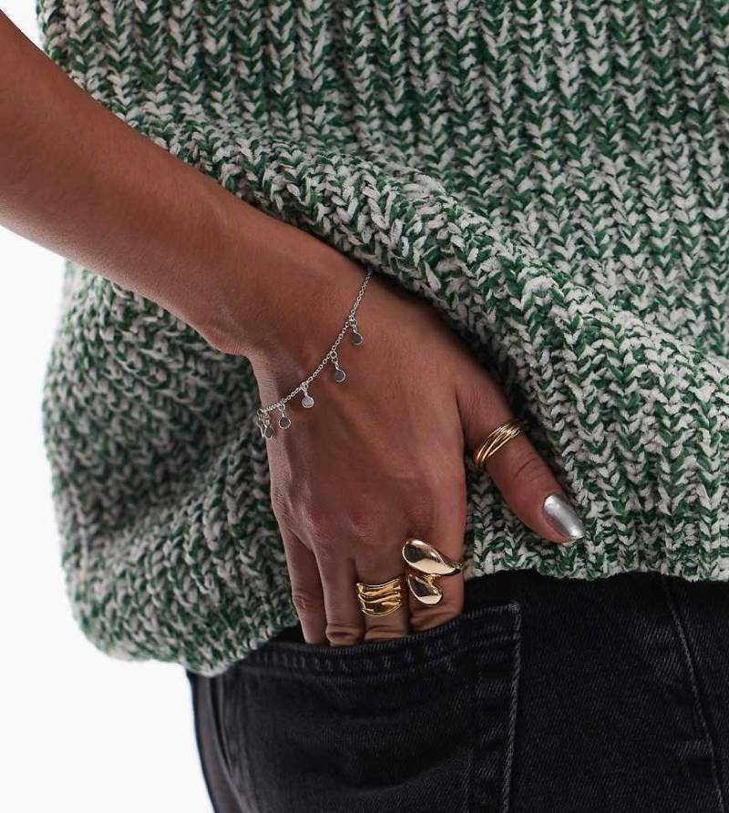 Seol + Gold - Armband aus Sterlingsilber mit Scheiben-Anhängern von Seol + Gold