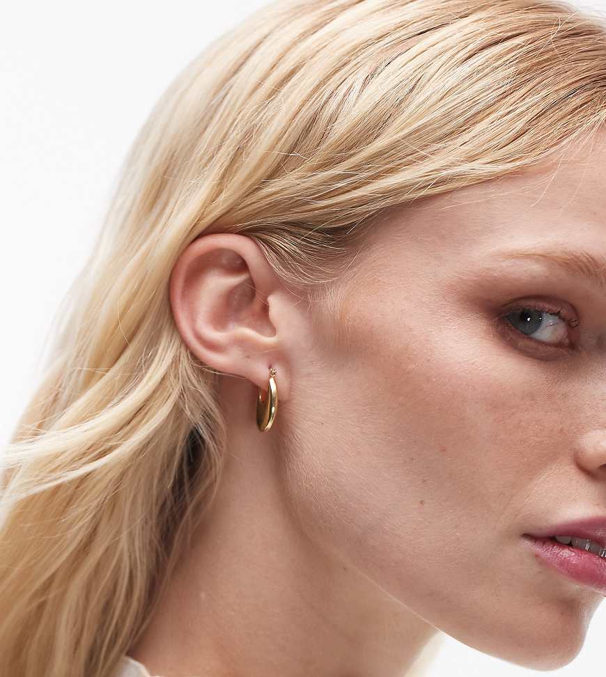 Seol + Gold - Creolen aus 18-karätigem Karat Goldvermeil mit abgerundetem Design-Goldfarben Seol + Gold - Creolen aus 18-karätigem Karat Goldvermeil mit abgerundetem Design-Goldfarben von Seol + Gold