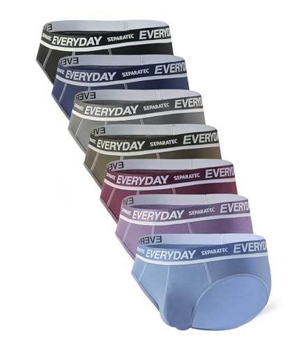 Separatec Boxershorts Herren 7er Pack aus Weicher Baumwolle Unterhosen Männer mit Unterstützender Separater Doppeltasche von Separatec