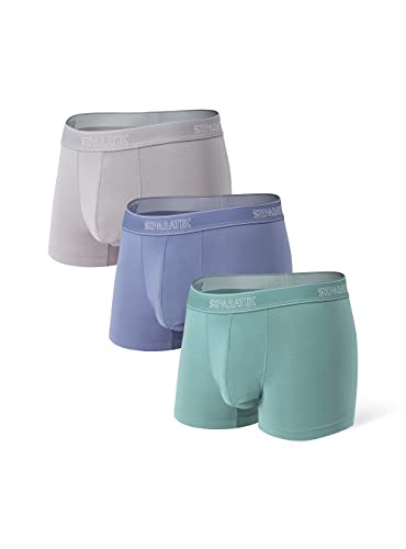 Separatec Herren Modal Unterwäsche Atmungsaktiv Doppelbeutel Antibakterielles und atmungsaktives Ion Boxershorts 3er Pack von Separatec