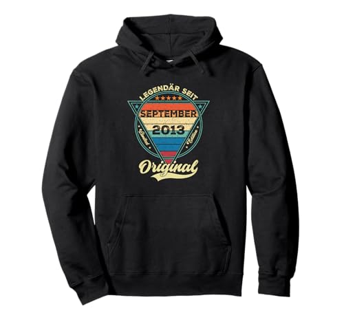 Damen Legendär seit September 2013 12.Geburtstag Junge 12 Ja Pullover Hoodie von September Jahrgang 2013 Geburtstag