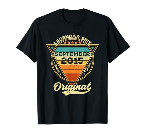 Damen Legendär seit September 2015 10.Geburtstag Junge 10 Ja T-Shirt Damen Legendär seit September 2015 10.Geburtstag Junge 10 Ja T-Shirt von September Jahrgang 2015 Geburtstag