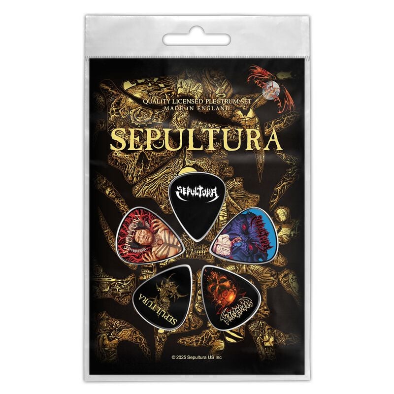 Sepultura Discography Plektren-Set multicolor von Sepultura
