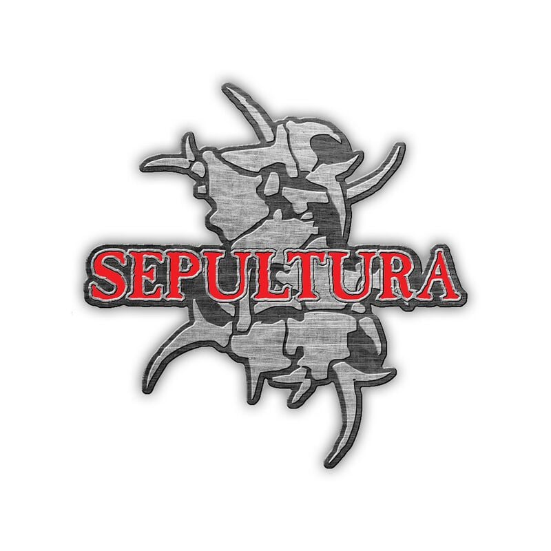 Sepultura Logo & Tribals Pin silberfarben von Sepultura
