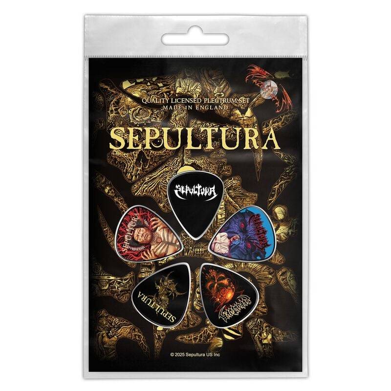 Sepultura Plektren-Set - Discography - multicolor  - Lizenziertes Merchandise! von Sepultura