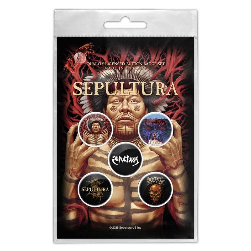 Sepultura Roots Button multicolor von Sepultura