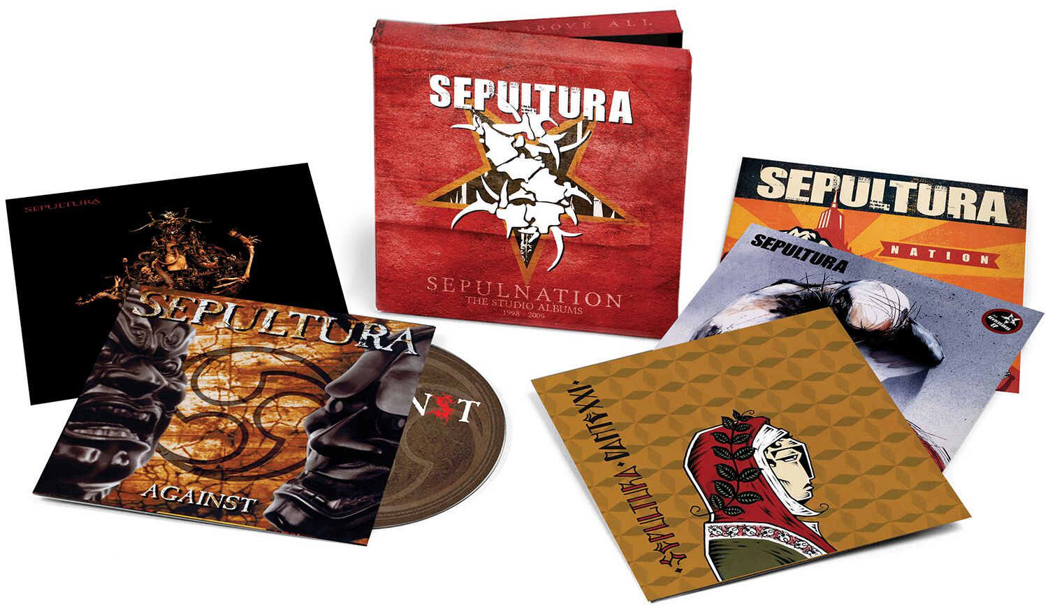 Sepultura Sepulnation - The Studio Albums 1998-2009 CD multicolor von Sepultura