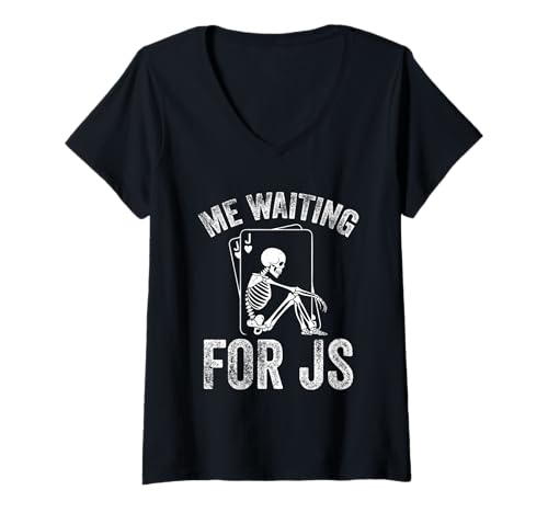 Damen Sequenzkarten Spieler King Waiting Sequence Player T-Shirt mit V-Ausschnitt Damen Sequenzkarten Spieler King Waiting Sequence Player T-Shirt mit V-Ausschnitt von Sequence Card Game Outfit For Card Game Lover