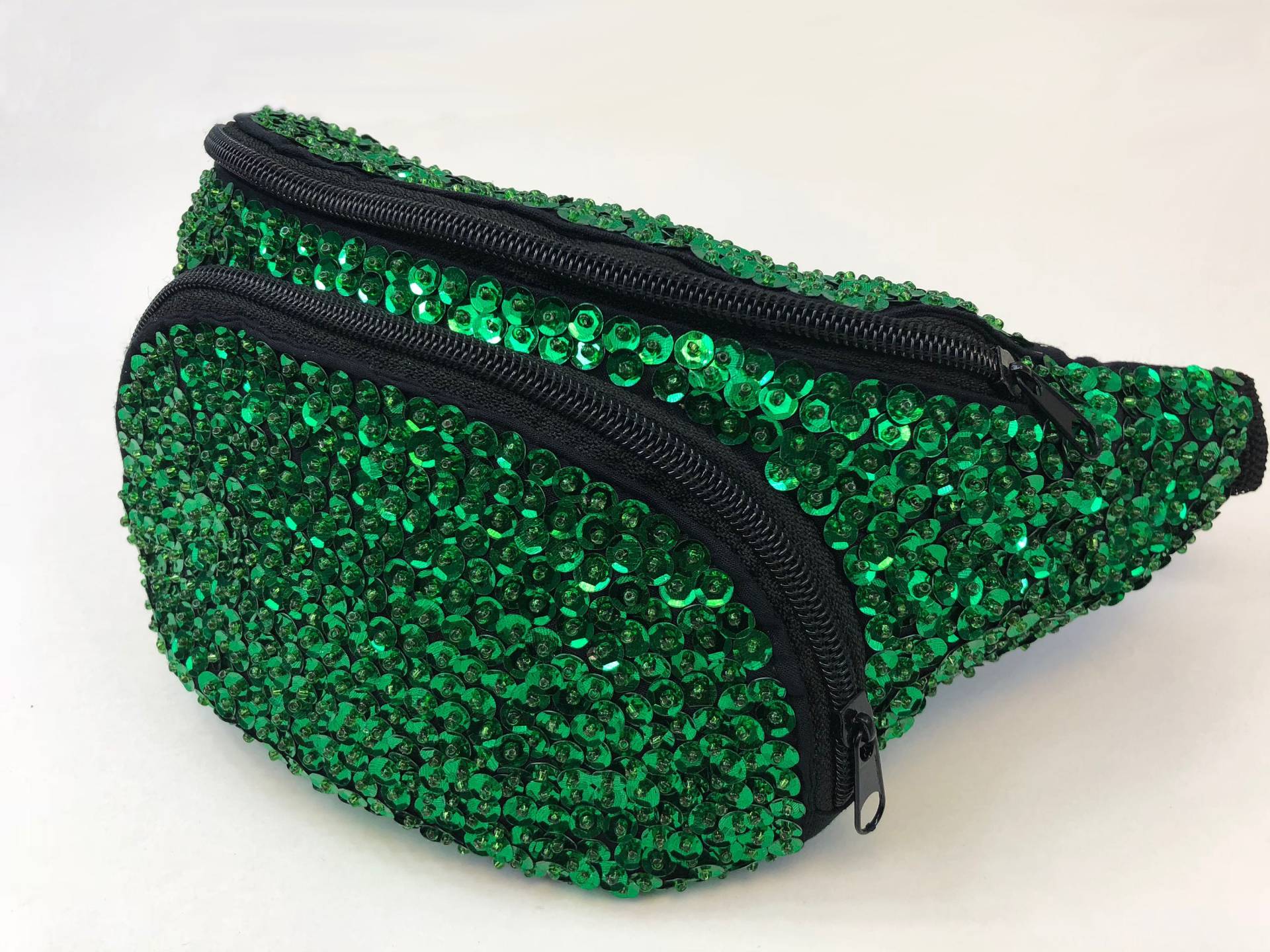 Grüner Pailletten Fanny Pack von SequinKing