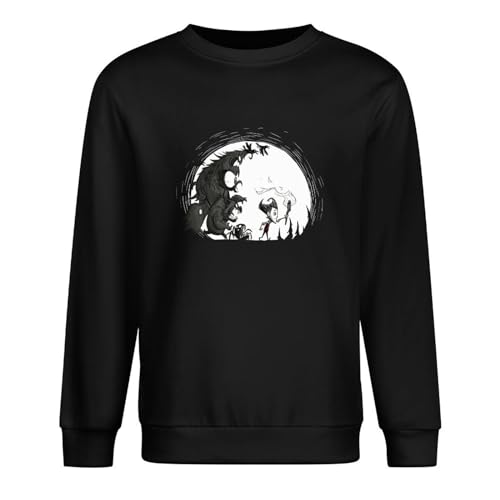 Happwan Don't Starve Together Men's Long Sleeve Crewneck 100% Cotton Pullover Sweatshirts Black L von Será