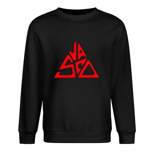 Vasco Rossi BLASCO Men Women Baby Men's Long Sleeve Crewneck 100% Cotton Pullover Sweatshirts Black M von Será