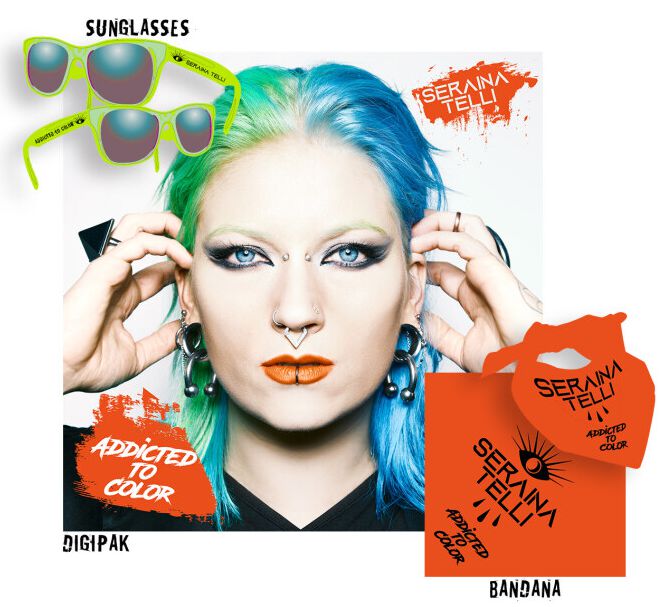 Addicted to color von Seraina Telli - CD (Boxset, Limited Edition) von Seraina Telli