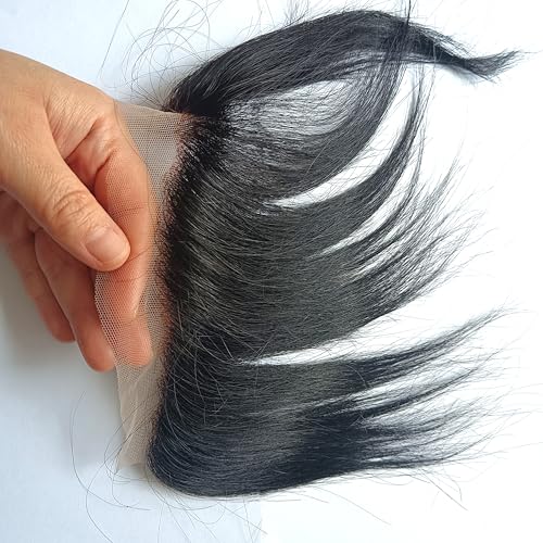 SeraphicWig Stirn-Toupet für Herren, Lace-Front-Haarteile für Herren, natürlicher Haaransatz, Lace-Front mit Hautumfang, Herren-Haarsystem, natürliche Farbe, Top-Haarteile von SeraphicWig