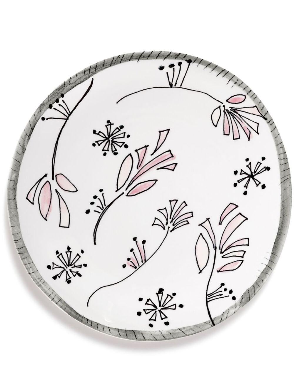 Serax x Marni Midnight Flowers Teller (2er-Set) - Weiß von Serax