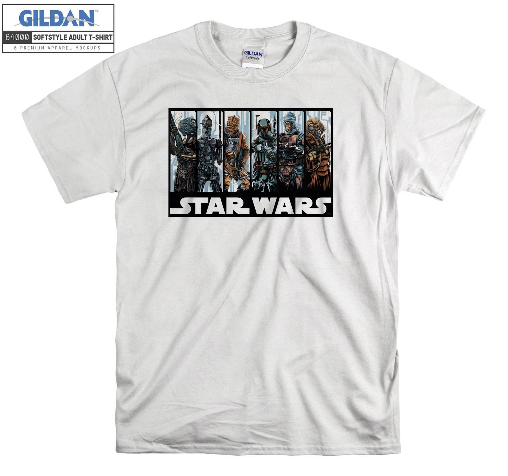 Bounty Hunters' Guild Grafik T-Shirt Hoody Kinder Tragetasche Tshirt S-M-L-xl-xxl-3xl-4xl-5xl Gildan Oversized Herren Damen Unisex 7224 von Serbanati