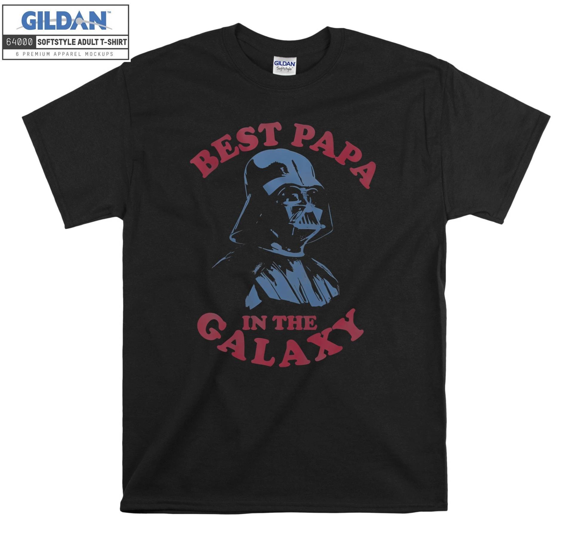 Darth Vader Retro Beste Papa Grafik T-Shirt Hoody Kinder Tragetasche Tshirt S-M-L-xl-xxl-3xl-4xl-5xl Gildan Oversized Herren Damen Unisex 7244 von Serbanati