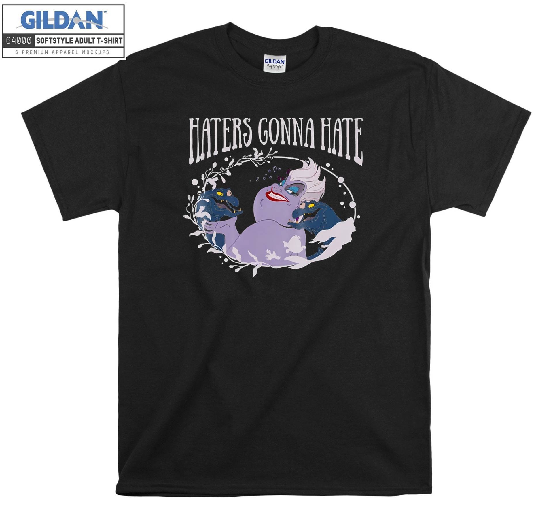 Kleine Meerjungfrau Ursula Haters Going To T-Shirt Hoody Kinder Tragetasche Tshirt S-M-L-xl-xxl-3xl-4xl-5xl Gildan Oversized Herren Damen Unisex 6975 von Serbanati