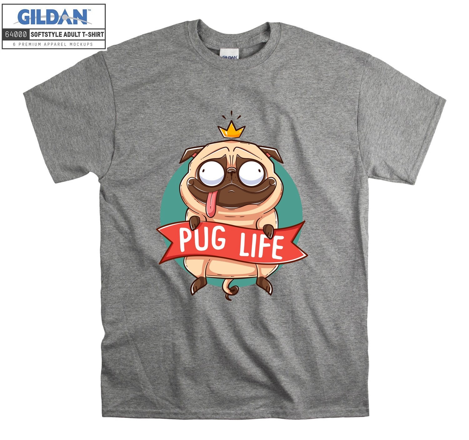Mops Life Zunge T-Shirt Lustige Cartoon Hund Tshirt Oversized S M L Xl Xxl 3Xl 4Xl 5Xl Männer Frauen Unisex D3405 Mops Life Zunge T-Shirt Lustige Cartoon Hund Tshirt Oversized S M L Xl Xxl 3Xl 4Xl 5Xl Männer Frauen Unisex D3405 von Serbanati