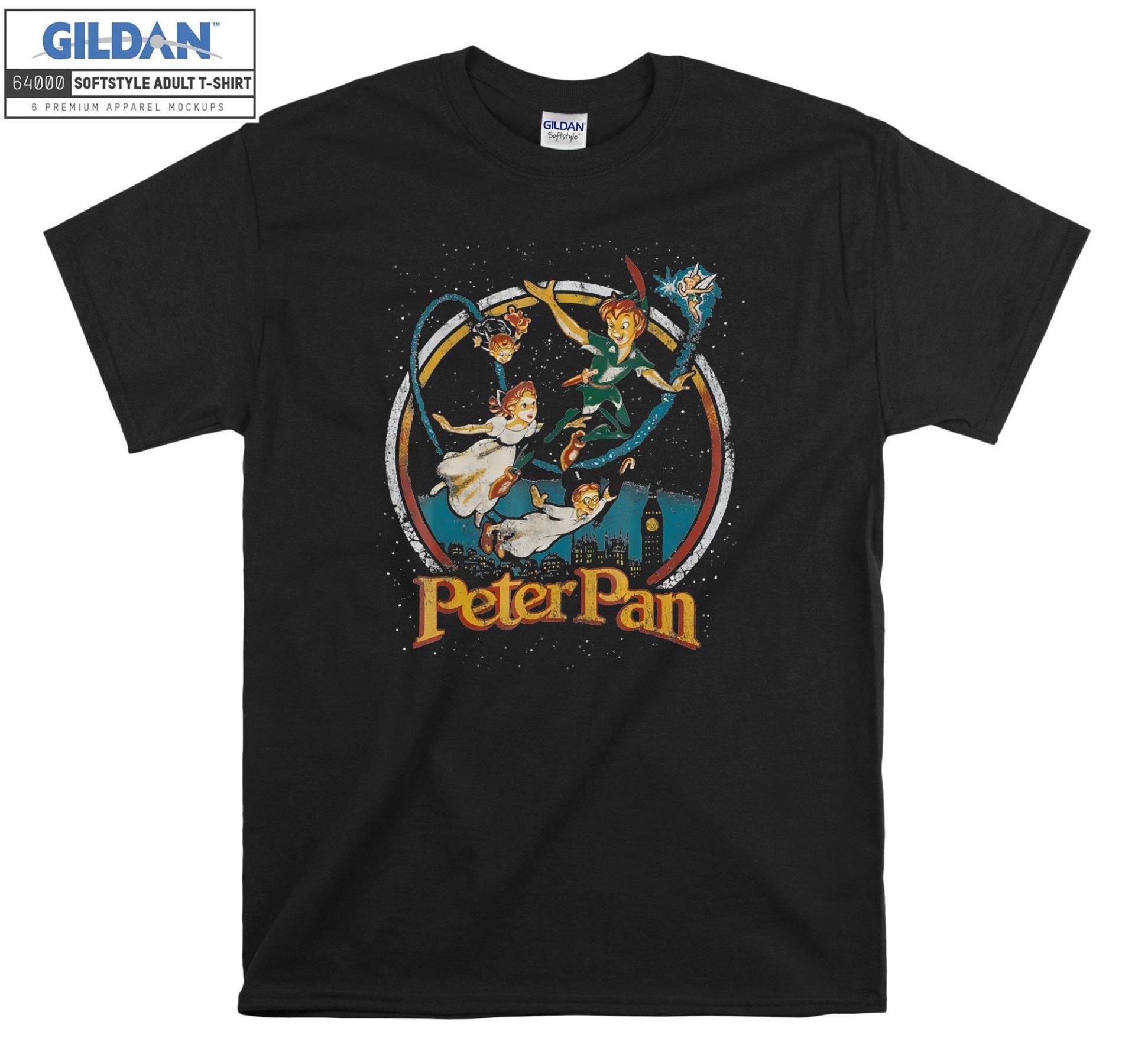 Peter Pan Group London Flyin T-Shirt Hoody Kinder Tragetasche Tshirt S-M-L-xl-xxl-3xl-4xl-5xl Gildan Oversized Herren Damen Unisex 7146 von Serbanati