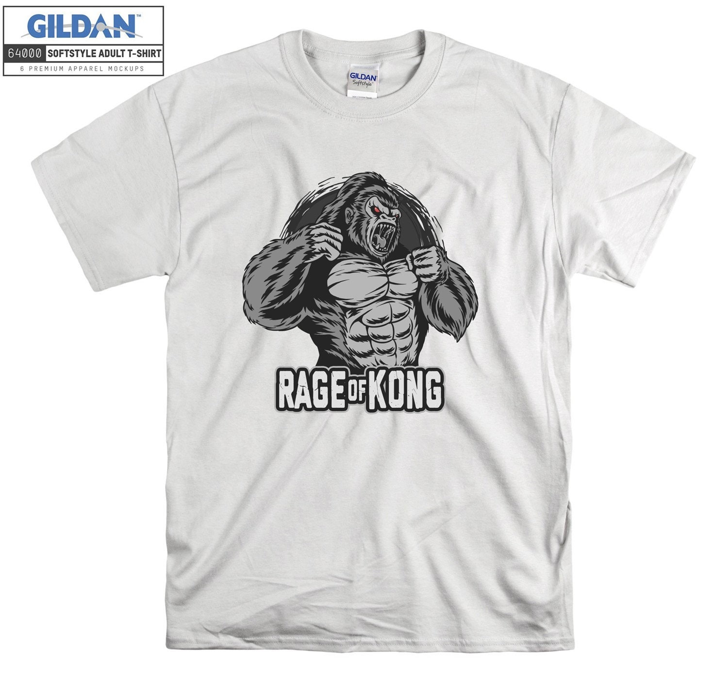 Rage Of Kong T-Shirt Animal King T Shirt Tshirt Oversized S M L Xl Xxl 3Xl 4Xl 5Xl Herren Damen Unisex D3454 Rage Of Kong T-Shirt Animal King T Shirt Tshirt Oversized S M L Xl Xxl 3Xl 4Xl 5Xl Herren Damen Unisex D3454 von Serbanati