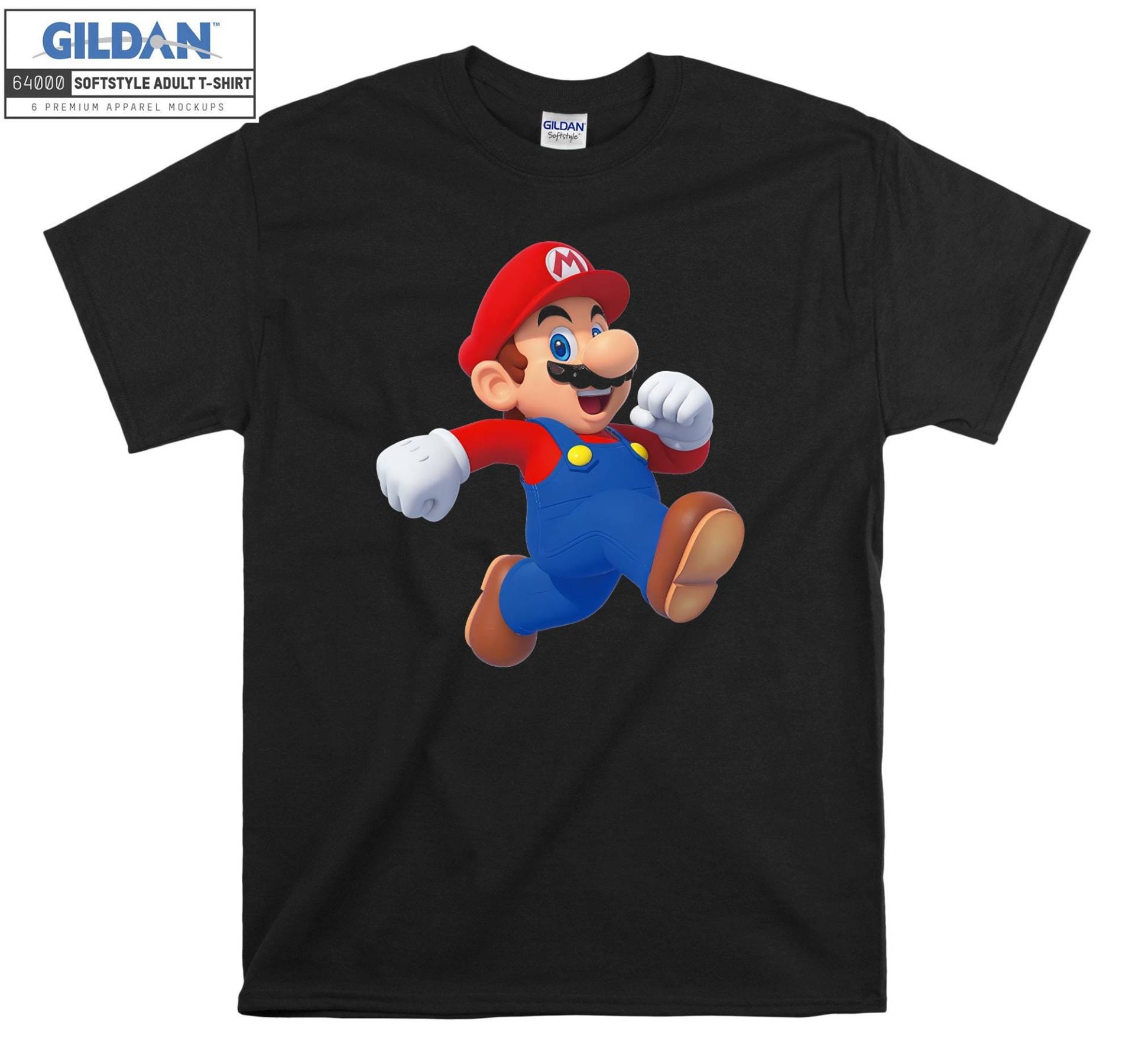 Super Mario Running 3D T-Shirt Hoody Kid Kind Tragetasche Tshirt S-M-L-xl-xxl-3xl-4xl-5xl Gildan Oversized Herren Damen Unisex 7418 von Serbanati