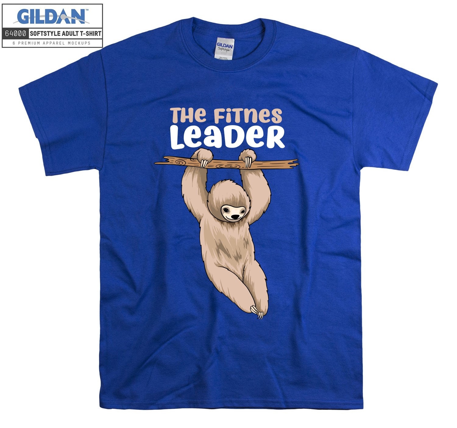 The Fitnes Leader T-Shirt Funny Koala Artsy T Shirt Tshirt Oversized S M L Xl Xxl 3Xl 4Xl 5Xl Herren Damen Unisex D3569 von Serbanati