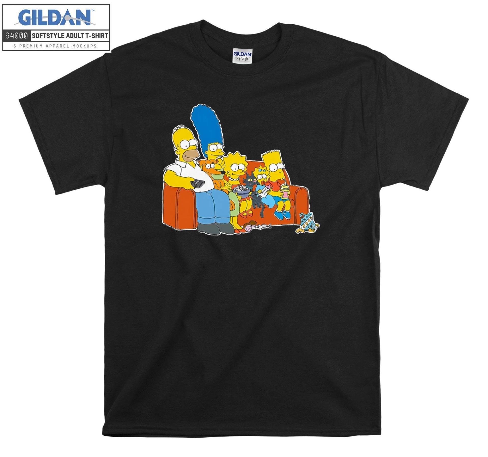 The Simpson Bart Homer T-Shirt Hoody Kid Kind Tragetasche Tshirt S-M-L-xl-xxl-3xl-4xl-5xl Gildan Oversized Herren Damen Unisex 7465 von Serbanati