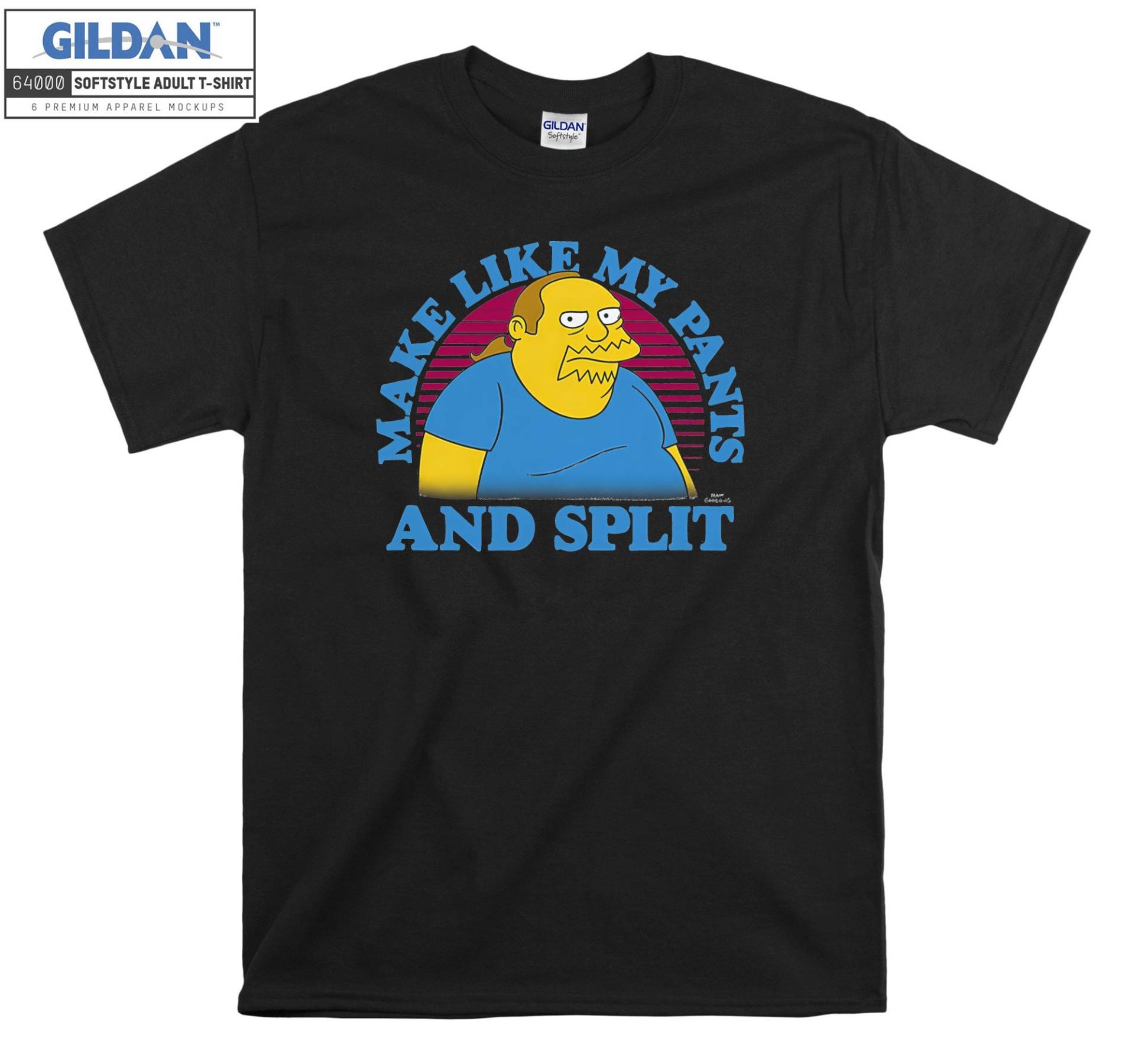 The Simpsons Comic Book Guy T-Shirt Hoody Kid Kind Tragetasche Tshirt S-M-L-xl-xxl-3xl-4xl-5xl Gildan Oversized Herren Damen Unisex 7468 von Serbanati