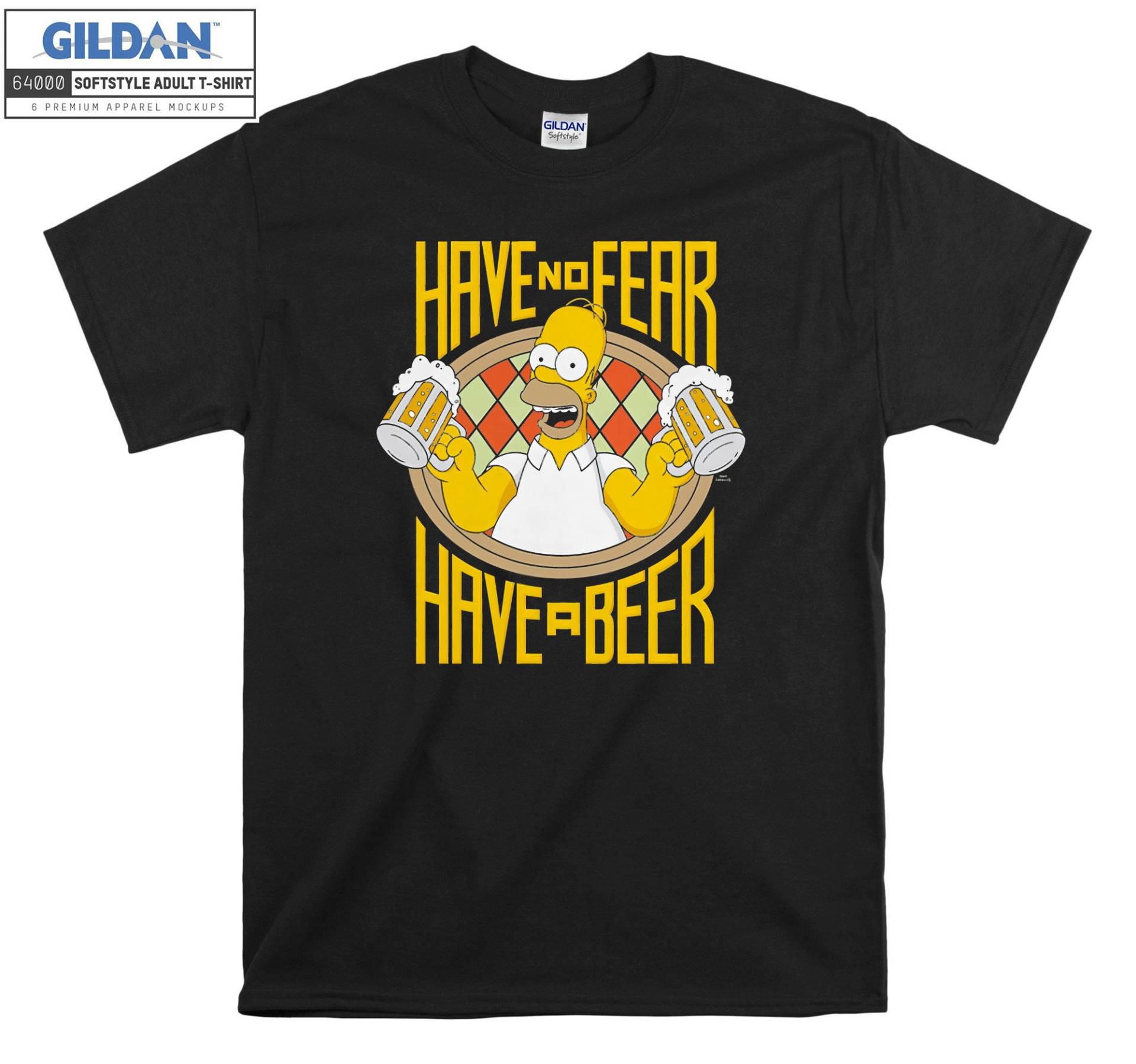 The Simpsons Homer Have A Fear T-Shirt Hoody Kid Kind Tragetasche Tshirt S-M-L-xl-xxl-3xl-4xl-5xl Gildan Oversized Herren Damen Unisex 7470 von Serbanati