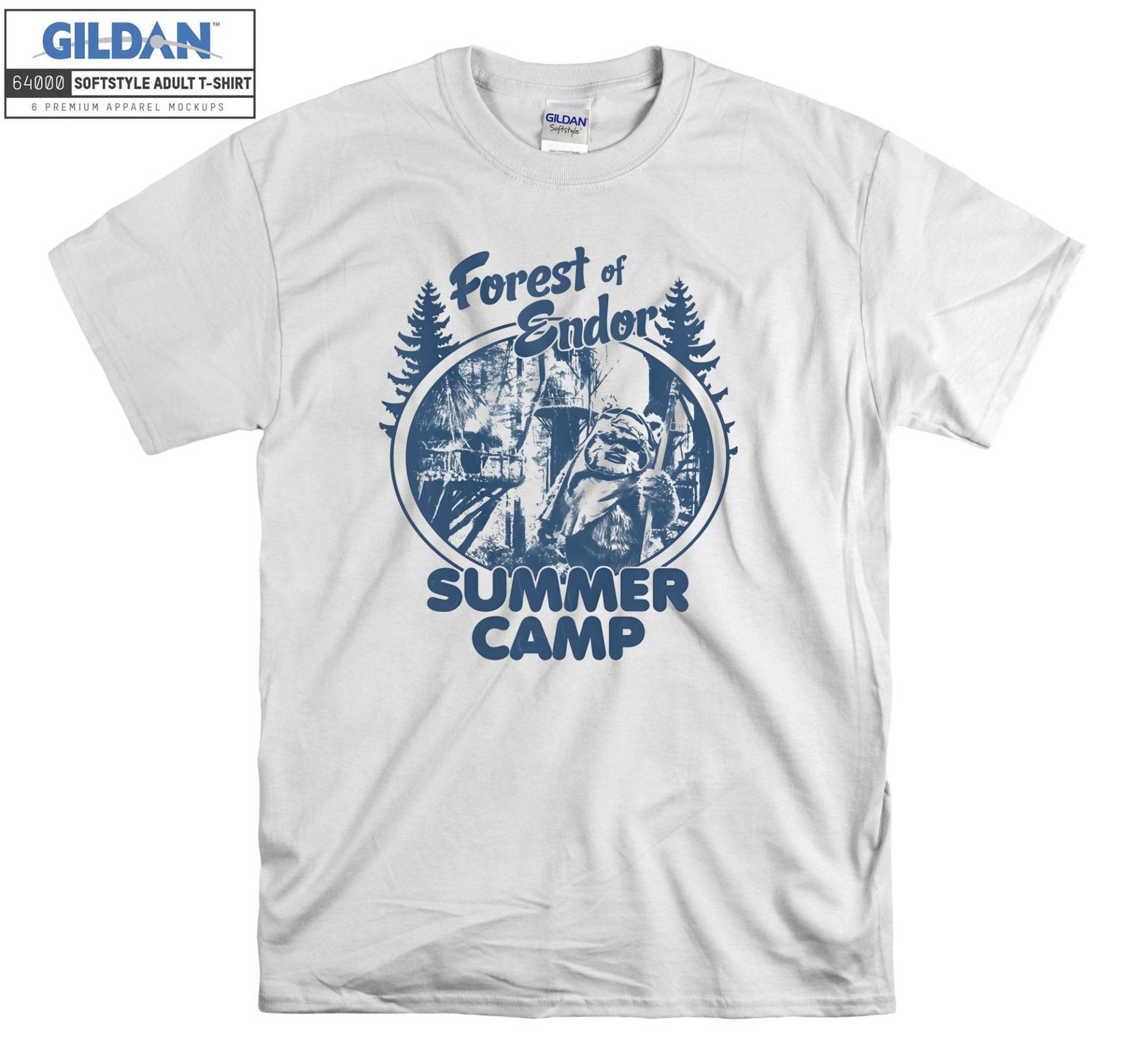 Wicket Ewoks Endor Forest Camp T-Shirt Hoody Kid Kind Tragetasche Tshirt S-M-L-xl-xxl-3xl-4xl-5xl Gildan Oversized Herren Damen Unisex 7381 von Serbanati