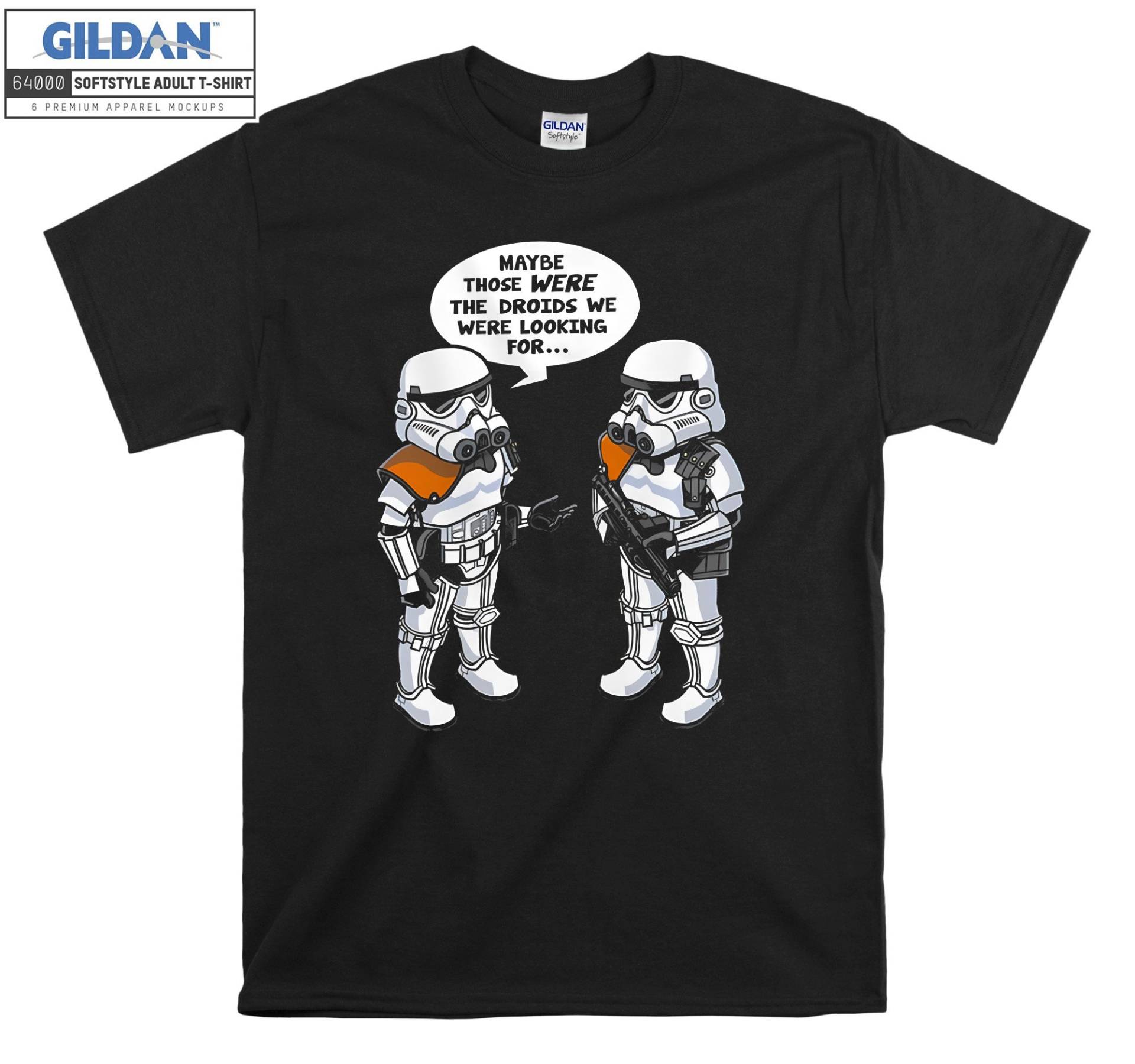 Wrong Droids Lustige Comic Grafik T-Shirt Hoody Kid Kind Tragetasche Tshirt S-M-L-xl-xxl-3xl-4xl-5xl Gildan Oversized Herren Damen Unisex 7382 von Serbanati