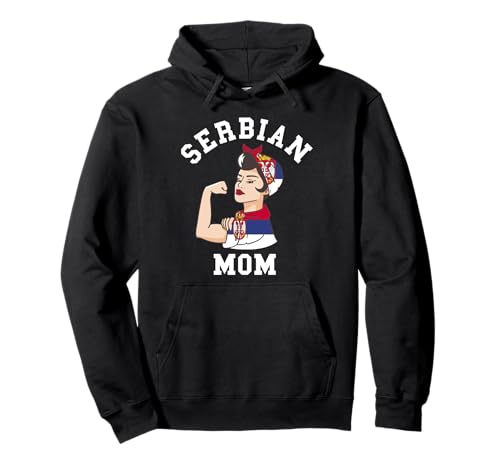 Serbische Mutter Serbien Flagge Mama Stolz Wurzeln Mutter Pullover Hoodie von Serbia Serbian Flag Team Serbs Srbija Roots