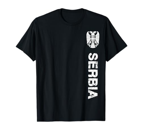 Serbia Shirt Serbien Wappen Flagge Herren & Damen serbia T-Shirt von Serbia Shop IBK