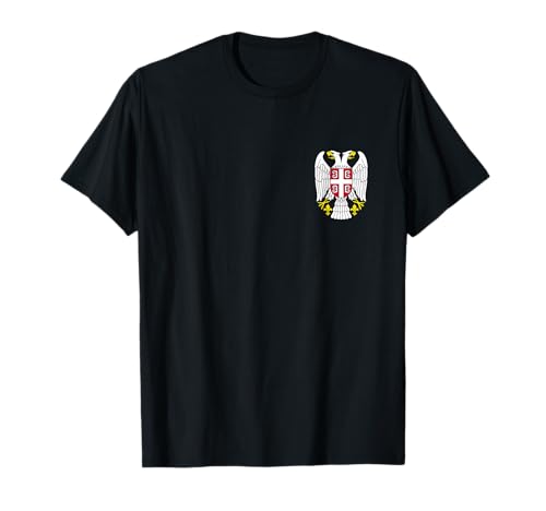 Serbia Shirt Serbien Wappen Flagge Herren & Damen serbia T-Shirt von Serbia Shop IBK