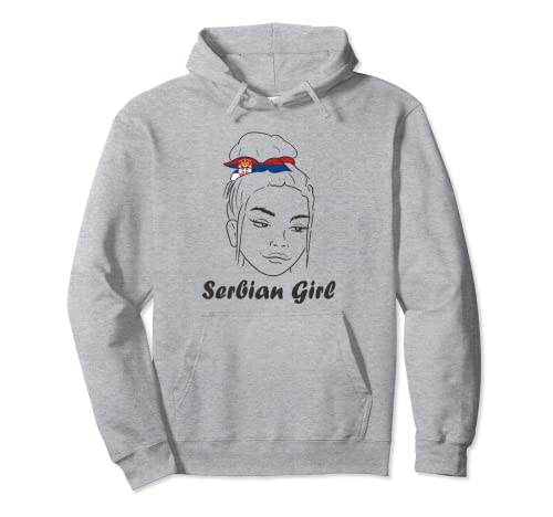 Serbisches Mädchen Serbische Flagge Band Serbischer Stolz Srbija Serbien Pullover Hoodie von Serbian Flag Srbija Serbian Serbs Pride