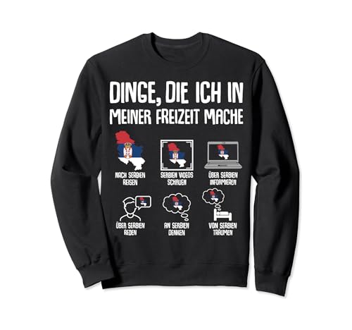Serbien Reise Damen Herren Kinder Sweatshirt von Serbien Geschenkideen