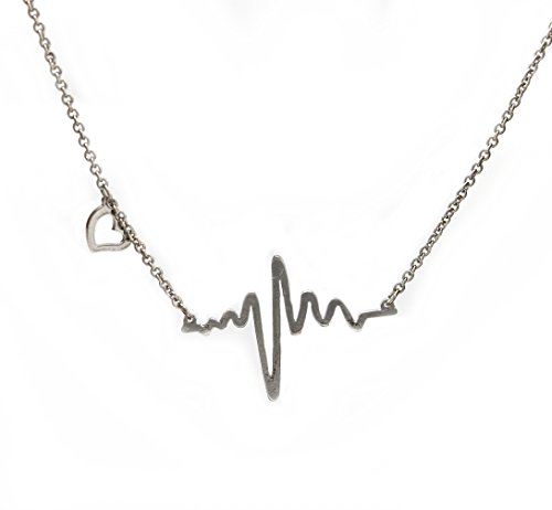 Serebra Jewelry Herzschlag EKG Anhänger by (Silber) von Serebra Jewelry