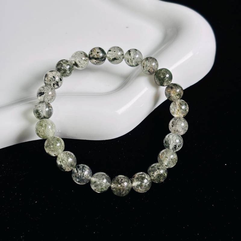 Grüner Phantom-Quarz Armband Handgemacht Naturstein Schmuck Mit Geschenkbox Geliefert Anpassbar & Personalisierbar von SerelithJewels