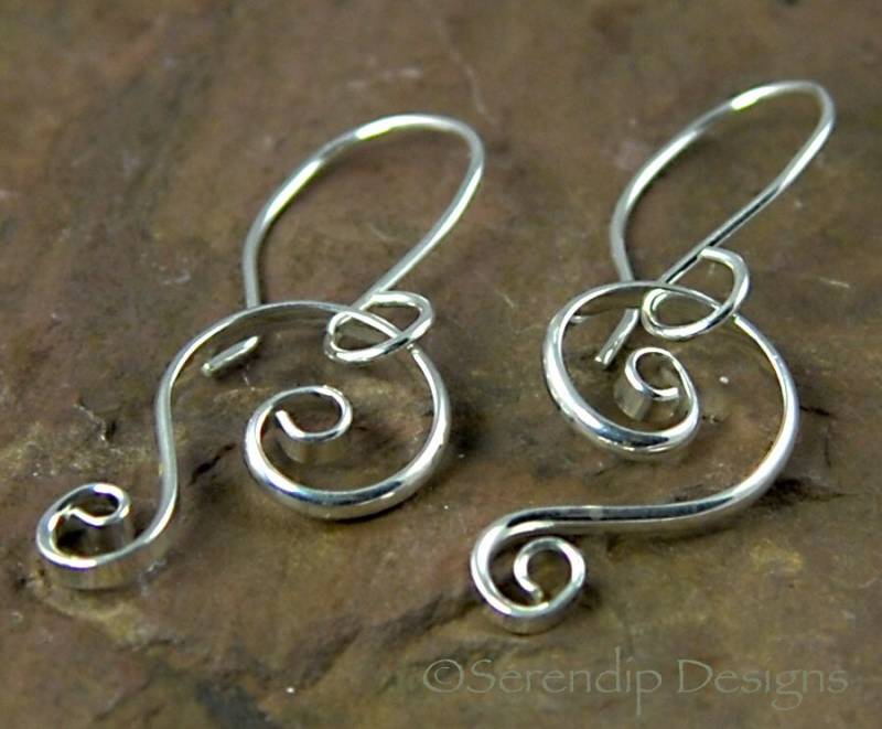 Kleine Silber Spiralen, Doppelte Nicole Ohrringe Se54 Kleine Silber Spiralen, Doppelte Nicole Ohrringe Se54 von SerendipDesignsJewel