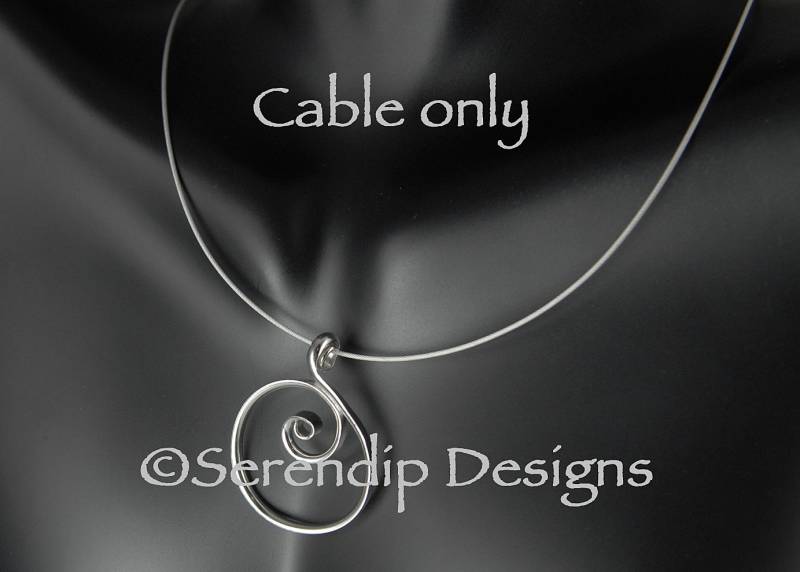 Silber Hals, Kabel 18 Zoll 16-Zoll-Silber-Kette-Kabel Mit Karabinerverschluss, 20-Zoll-Anhänger Silber Hals, Kabel 18 Zoll 16-Zoll-Silber-Kette-Kabel Mit Karabinerverschluss, 20-Zoll-Anhänger von SerendipDesignsJewel