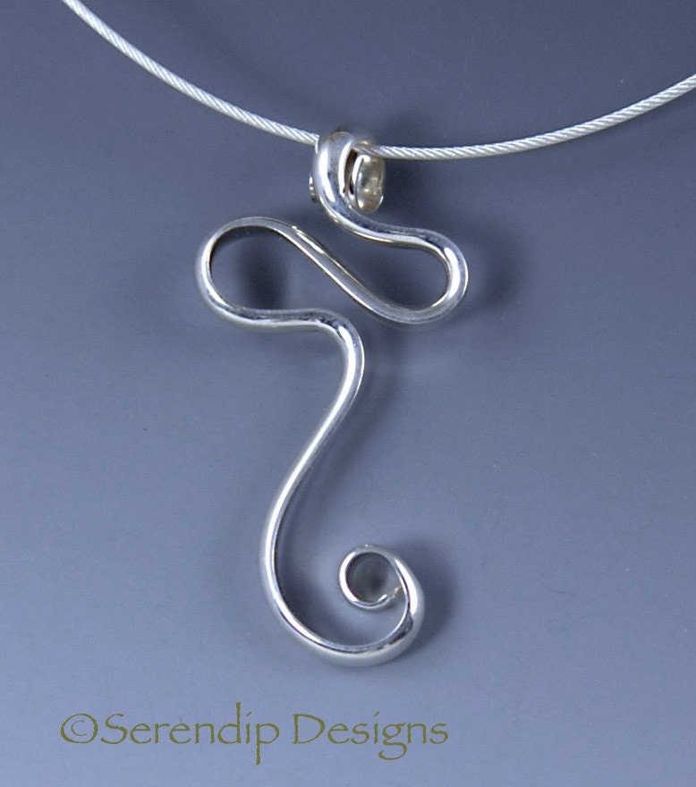Wellig Silberspirale Anhänger, Glänzendes Argentium Sterling Silber Spirale Halskette, Carly Welle Halskette Sn52 Wellig Silberspirale Anhänger, Glänzendes Argentium Sterling Silber Spirale Halskette, Carly Welle Halskette Sn52 von SerendipDesignsJewel