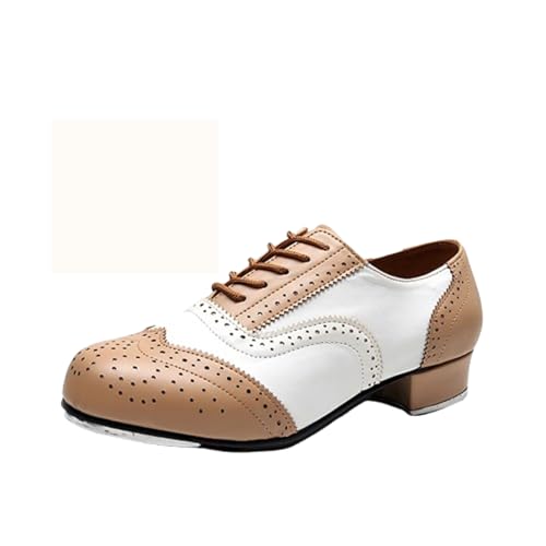 Herren,Erwachsene Steppschuhe,Jazz Stepptanzschuhe,Stepptanzschuhe für Anfänger,Passt FußDesign,Geeignet für tägliche Auftritte und Stepptanztraining durch Tanzlehrer und -schüler von SerendipitousWhisper