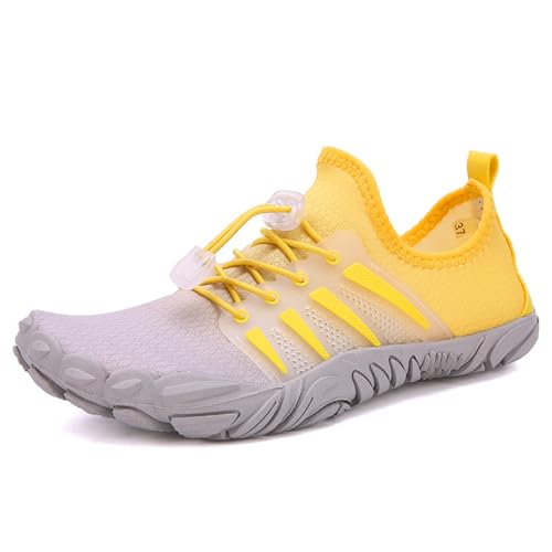 SerendipitousWhisper Aquaschuhe Damen Herren Barfussschuhe Strandschuhe Badeschuhe Wasserschuhe rutschfest Schnell Trocknend Atmungsaktiv Schwimmschuhe Surfschuhe Fitnessschuhe von SerendipitousWhisper