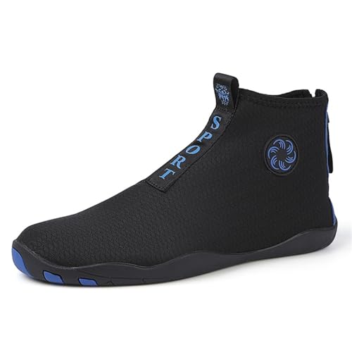 SerendipitousWhisper Hoch Oben Wasserschuhe Leichte Atmungsaktiv Fitnessschuhe Schnell Trocknend rutschfest Barfussschuhe Damen Herren rutschfest Strandschuhe Badeschuhe Surfschuhe Schwimmschuhe von SerendipitousWhisper