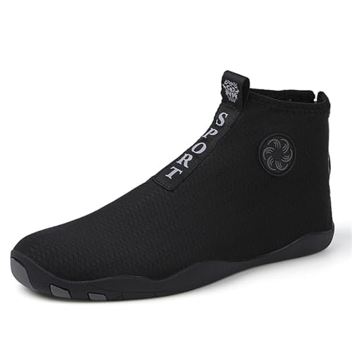 SerendipitousWhisper Hoch Oben Wasserschuhe Leichte Atmungsaktiv Fitnessschuhe Schnell Trocknend rutschfest Barfussschuhe Damen Herren rutschfest Strandschuhe Badeschuhe Surfschuhe Schwimmschuhe von SerendipitousWhisper