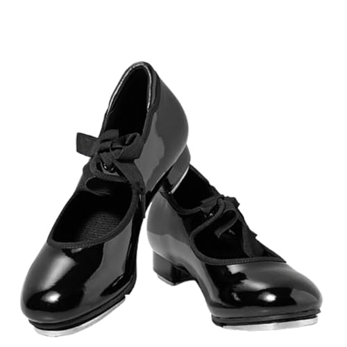 SerendipitousWhisper Steppschuhe für Damen,Steppschuhe Niedriger Absatz,Komfort,Verschleißfest,Schnürschuhe,für Kinder Mädchen,Geeignet für tägliche Auftritte,Stepptanztraining von SerendipitousWhisper