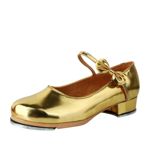 SerendipitousWhisper Tap Schuhe Dance,Steppschuhe für Damen,Jazz Stepptanzschuhe,Stepptanzschuhe Leder,Leicht Und Komfortabel,Gesellschaftstanzschuhe,Bewegungsfreiheit,für Kinder und Erwachsene von SerendipitousWhisper