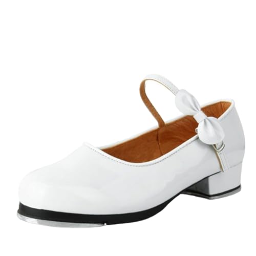 SerendipitousWhisper Tap Schuhe Dance,Steppschuhe für Damen,Jazz Stepptanzschuhe,Stepptanzschuhe Leder,Leicht Und Komfortabel,Gesellschaftstanzschuhe,Bewegungsfreiheit,für Kinder und Erwachsene von SerendipitousWhisper